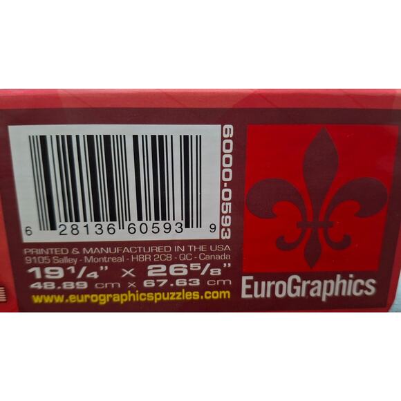 Eurographics Puzzle Roses Floral Flowers 1000 Piece Jigsaw Puzzle w Recipe - Picture 5 of 6